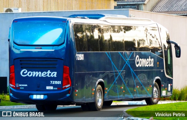 Viação Cometa 721501 na cidade de Joinville, Santa Catarina, Brasil, por Vinicius Petris. ID da foto: 8987304.