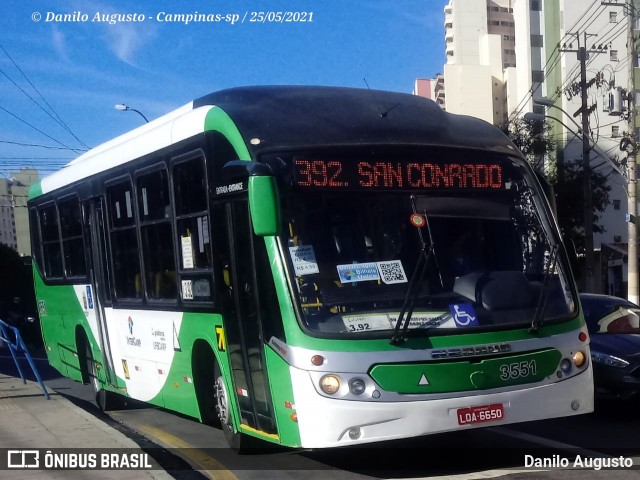 Padova Coletivos 3551 na cidade de Campinas, São Paulo, Brasil, por Danilo Augusto. ID da foto: 8985794.