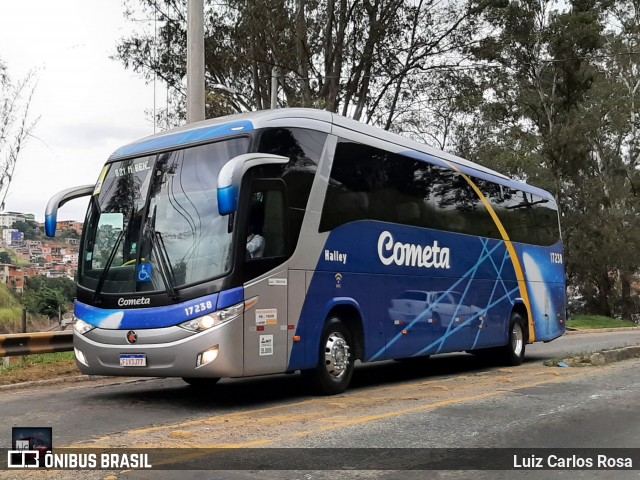 Viação Cometa 17238 na cidade de Juiz de Fora, Minas Gerais, Brasil, por Luiz Carlos Rosa. ID da foto: 8985545.