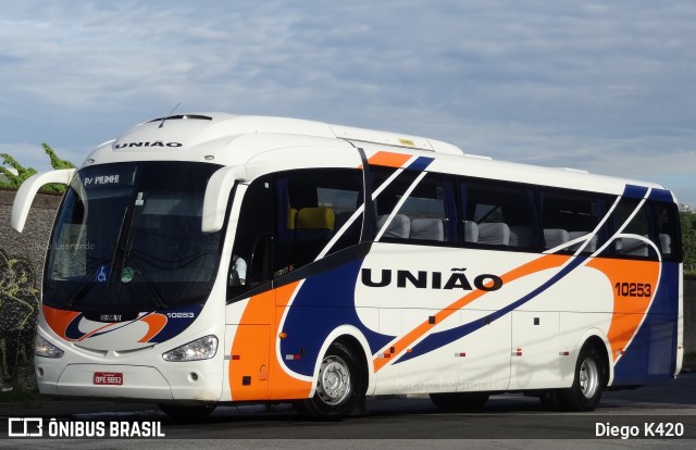 Expresso União 10253 na cidade de São Paulo, São Paulo, Brasil, por Diego K420 . ID da foto: 8986547.