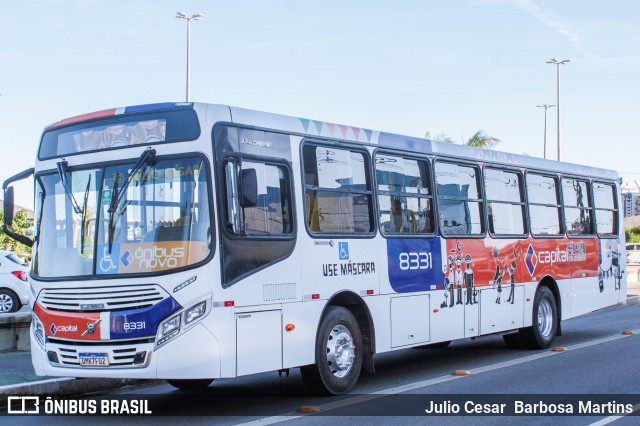 Capital Transportes 8331 na cidade de Aracaju, Sergipe, Brasil, por Julio Cesar  Barbosa Martins. Número da foto: #8985254.