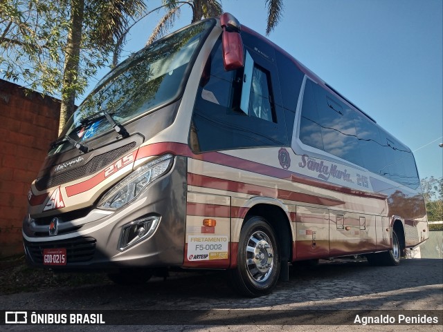 Santa Maria Fretamento e Turismo > Transportes Santa Maria(SP) 215 na cidade de Santo André, São Paulo, Brasil, por Agnaldo Penides. Número da foto: #8985247.
