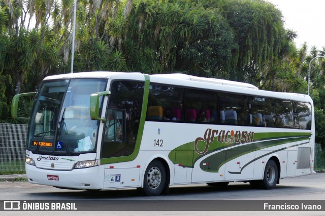Viação Graciosa 142 na cidade de Curitiba, Paraná, Brasil, por Francisco Ivano. Número da foto: #8987556.