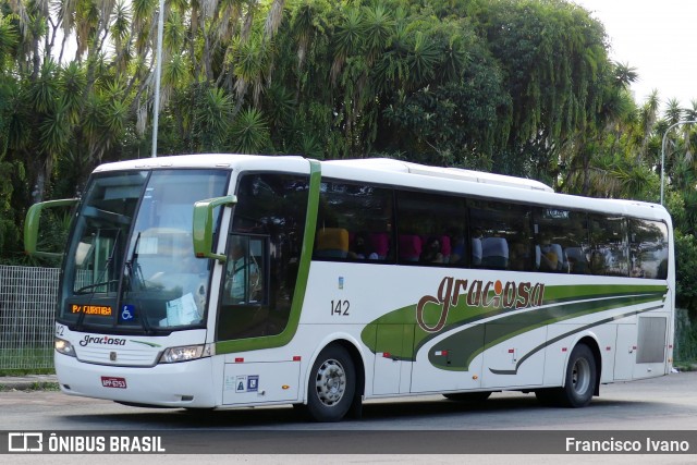 Viação Graciosa 142 na cidade de Curitiba, Paraná, Brasil, por Francisco Ivano. ID da foto: 8987556.