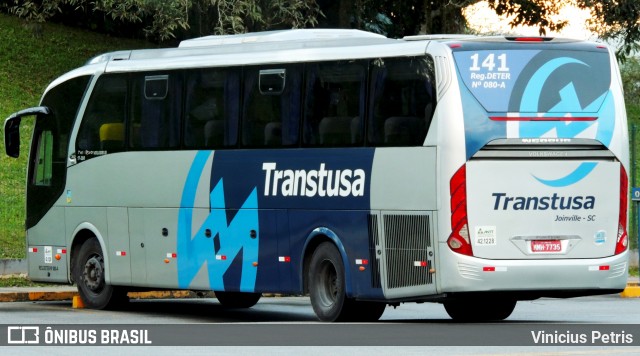 Transtusa - Transporte e Turismo Santo Antônio 141 na cidade de Joinville, Santa Catarina, Brasil, por Vinicius Petris. ID da foto: 8987291.