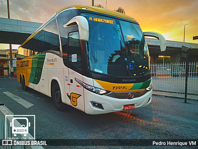 Empresa Gontijo de Transportes 19495 na cidade de Belo Horizonte, Minas Gerais, Brasil, por Pedro Henrique VM. ID da foto: 8985887.