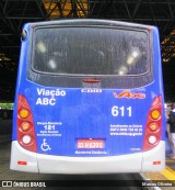 Auto Viação ABC 611 na cidade de Santo André, São Paulo, Brasil, por Marcos Oliveira. Número da foto: #:id.