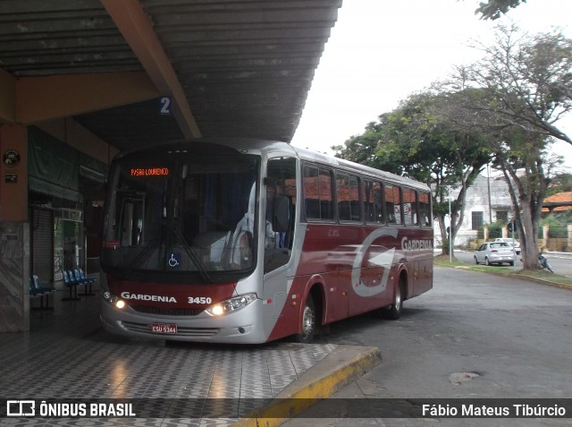 Expresso Gardenia 3450 na cidade de Três Corações, Minas Gerais, Brasil, por Fábio Mateus Tibúrcio. ID da foto: 8989310.