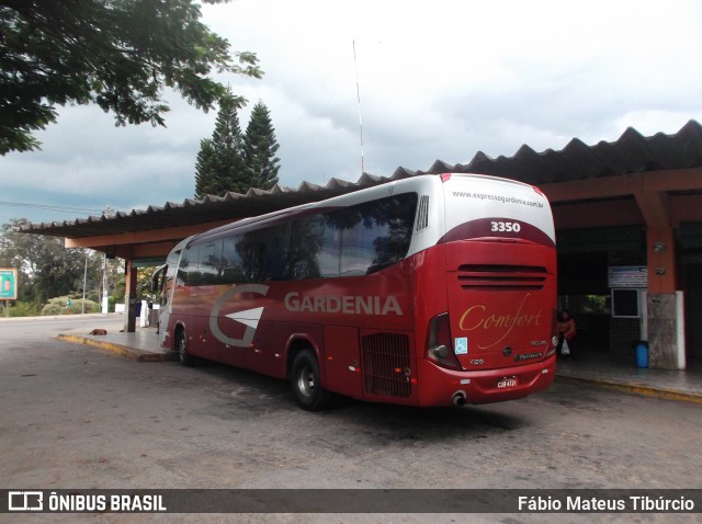 Expresso Gardenia 3350 na cidade de Três Corações, Minas Gerais, Brasil, por Fábio Mateus Tibúrcio. Número da foto: #8989323.
