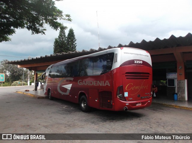 Expresso Gardenia 3350 na cidade de Três Corações, Minas Gerais, Brasil, por Fábio Mateus Tibúrcio. ID da foto: 8989323.