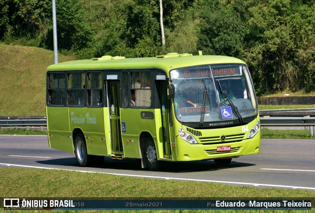Viação Paraíso Verde 04 na cidade de Guapimirim, Rio de Janeiro, Brasil, por Eduardo  Marques Teixeira. Número da foto: #8988988.