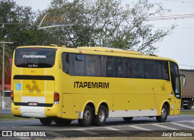 Viação Itapemirim 8817 na cidade de Limeira, São Paulo, Brasil, por Jacy Emiliano. ID da foto: 8987914.