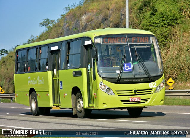 Viação Paraíso Verde 02 na cidade de Guapimirim, Rio de Janeiro, Brasil, por Eduardo  Marques Teixeira. Número da foto: #8988979.