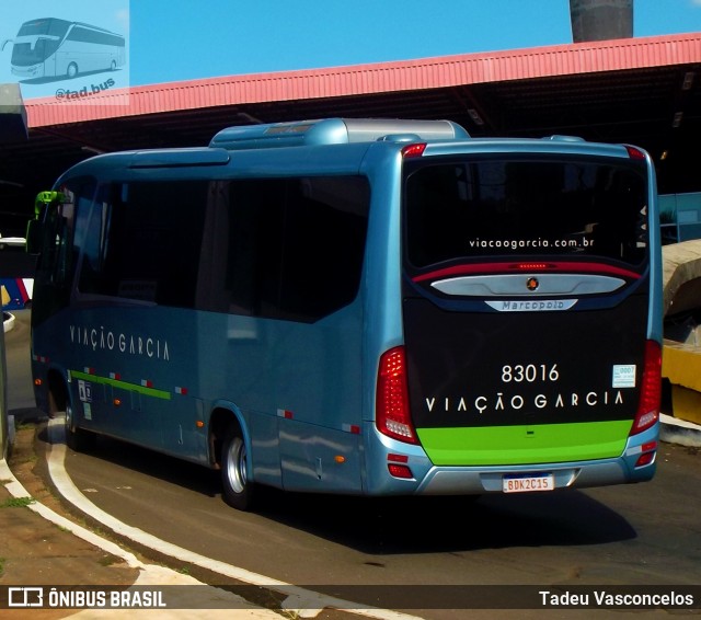 Viação Garcia 83016 na cidade de Londrina, Paraná, Brasil, por Tadeu Vasconcelos. Número da foto: #8990258.