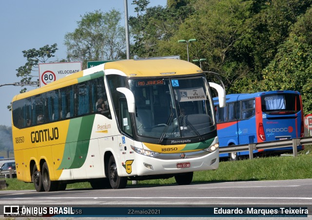 Empresa Gontijo de Transportes 18850 na cidade de Guapimirim, Rio de Janeiro, Brasil, por Eduardo  Marques Teixeira. ID da foto: 8989021.