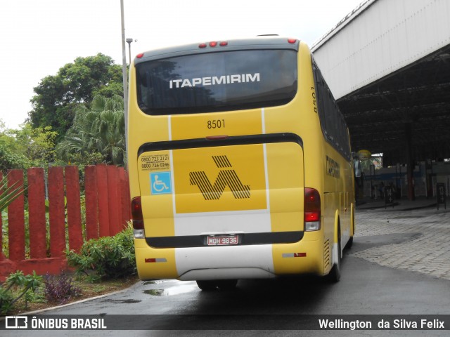 Viação Itapemirim 8501 na cidade de Vitória, Espírito Santo, Brasil, por Wellington  da Silva Felix. ID da foto: 8989181.