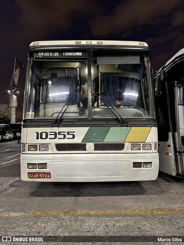 Empresa Gontijo de Transportes 10355 na cidade de Belo Horizonte, Minas Gerais, Brasil, por Marco Silva. ID da foto: 8992510.