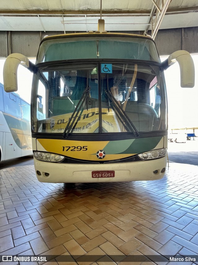 Empresa Gontijo de Transportes 17295 na cidade de Perdões, Minas Gerais, Brasil, por Marco Silva. ID da foto: 8992479.