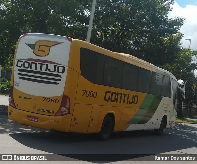 Empresa Gontijo de Transportes 7080 na cidade de Salvador, Bahia, Brasil, por Itamar dos Santos. ID da foto: 8992422.