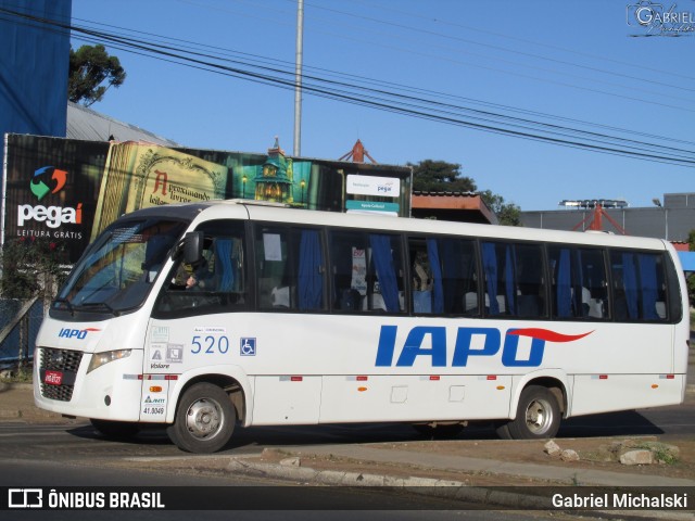 Viação Santana Iapó 520 na cidade de Ponta Grossa, Paraná, Brasil, por Gabriel Michalski. ID da foto: 8992826.