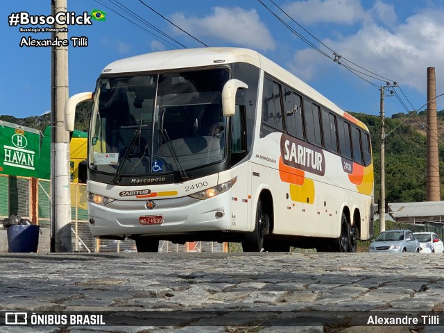 Saritur - Santa Rita Transporte Urbano e Rodoviário 24100 na cidade de Juiz de Fora, Minas Gerais, Brasil, por Alexandre Tilli. Número da foto: #8992514.
