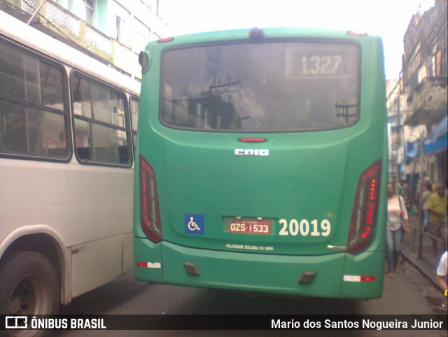 OT Trans - Ótima Salvador Transportes 20019 na cidade de Salvador, Bahia, Brasil, por Mario dos Santos Nogueira Junior. ID da foto: 8993317.