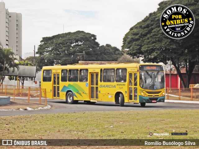 Viação Garcia 7649 na cidade de Rolândia, Paraná, Brasil, por Romílio Busólogo Silva . Número da foto: #8995846.