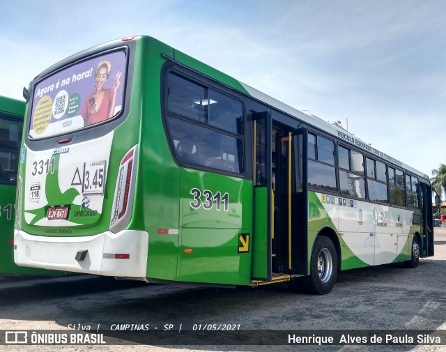 VB Transportes e Turismo 3311 na cidade de Campinas, São Paulo, Brasil, por Henrique Alves de Paula Silva. Número da foto: #8993475.