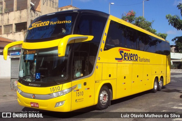 Severo Turismo 1510 na cidade de Belo Horizonte, Minas Gerais, Brasil, por Luiz Otavio Matheus da Silva. ID da foto: 8995592.