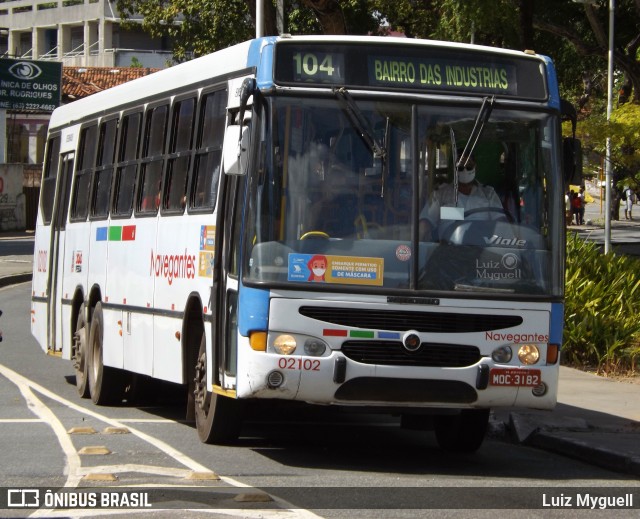 Consórcio Navegantes - 02 > Viação São Jorge > Transurb Transporte Urbano 02102 na cidade de João Pessoa, Paraíba, Brasil, por Luiz Myguell. Número da foto: #8993530.