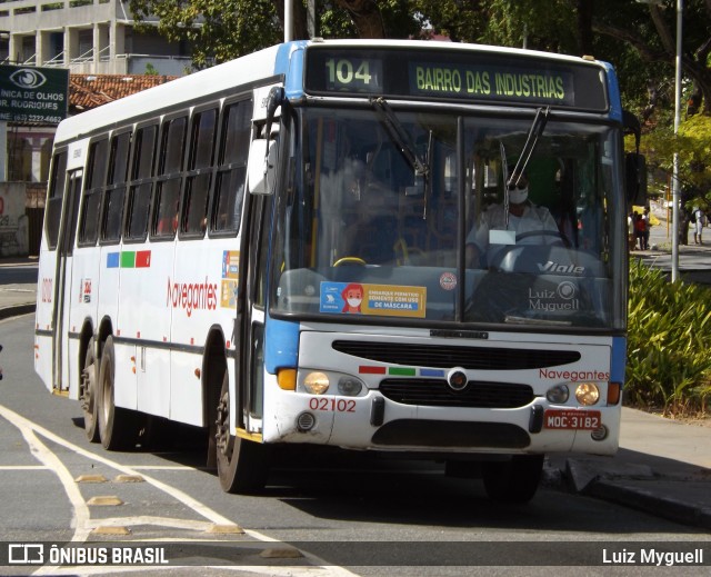 Consórcio Navegantes - 02 > Viação São Jorge > Transurb Transporte Urbano 02102 na cidade de João Pessoa, Paraíba, Brasil, por Luiz Myguell. ID da foto: 8993530.