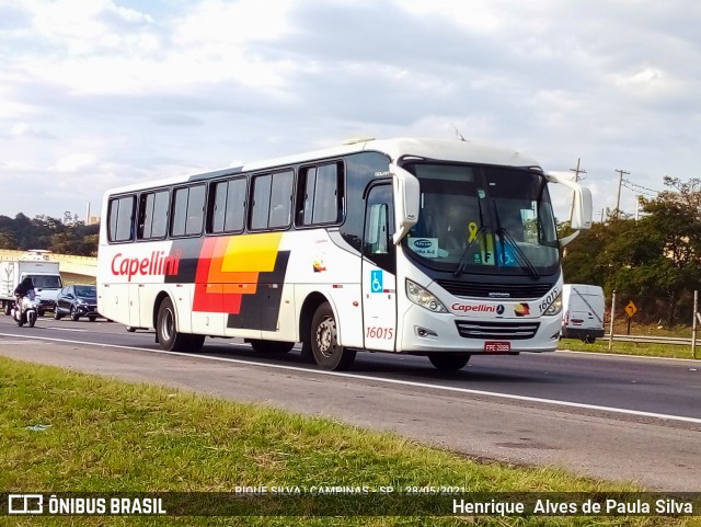 Transportes Capellini 16015 na cidade de Campinas, São Paulo, Brasil, por Henrique Alves de Paula Silva. Número da foto: #8995524.