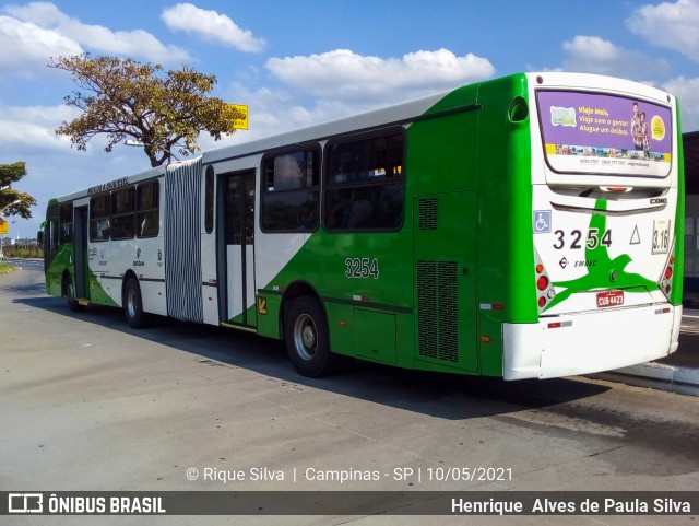 VB Transportes e Turismo 3254 na cidade de Campinas, São Paulo, Brasil, por Henrique Alves de Paula Silva. Número da foto: #8993511.