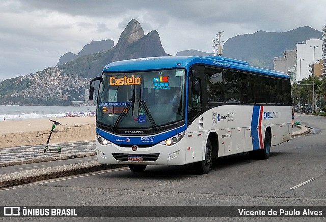 Auto Viação Jabour D86747 na cidade de Rio de Janeiro, Rio de Janeiro, Brasil, por Vicente de Paulo Alves. Número da foto: #8994691.