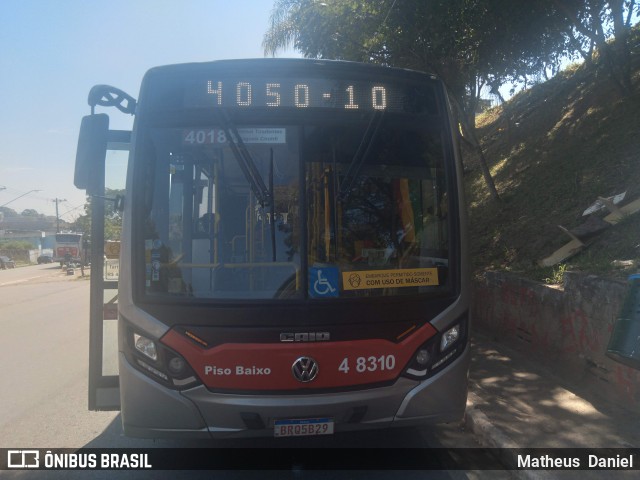 Express Transportes Urbanos Ltda 4 8310 na cidade de São Paulo, São Paulo, Brasil, por Matheus  Daniel. Número da foto: #8994870.
