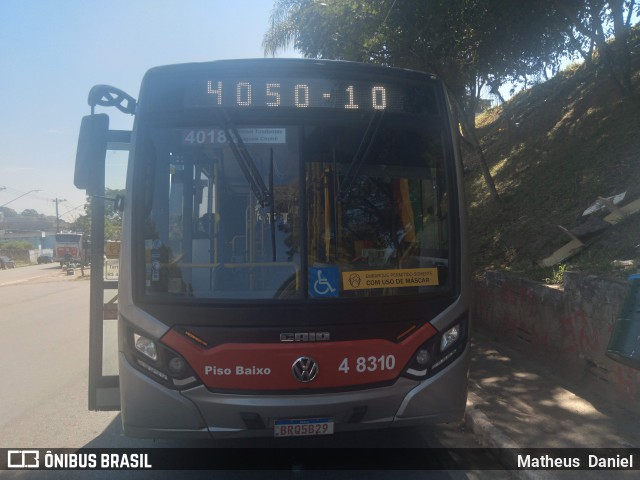 Express Transportes Urbanos Ltda 4 8310 na cidade de São Paulo, São Paulo, Brasil, por Matheus  Daniel. ID da foto: 8994870.