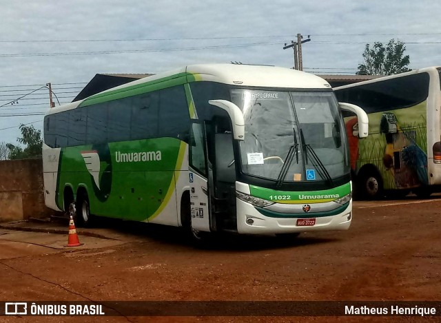 Viação Umuarama 11022 na cidade de Dourados, Mato Grosso do Sul, Brasil, por Matheus Henrique. Número da foto: #8997446.