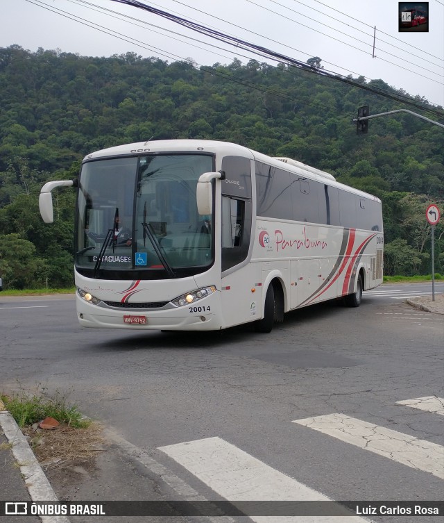 Paraibuna Transportes 20014 na cidade de Juiz de Fora, Minas Gerais, Brasil, por Luiz Carlos Rosa. ID da foto: 8996970.