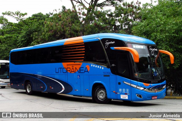 Litorânea Transportes Coletivos 5056 na cidade de São Paulo, São Paulo, Brasil, por Junior Almeida. ID da foto: 8997950.