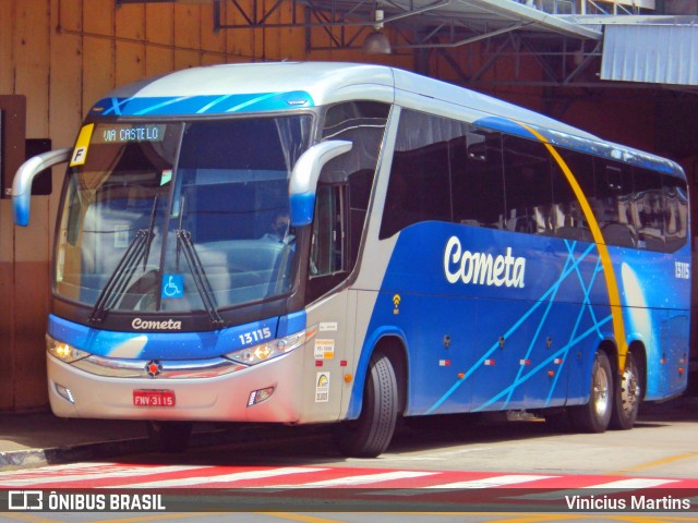 Viação Cometa 13115 na cidade de Sorocaba, São Paulo, Brasil, por Vinicius Martins. ID da foto: 8997491.