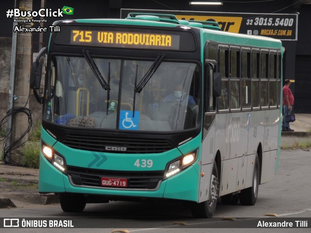 VSFL - Viação São Francisco 439 na cidade de Juiz de Fora, Minas Gerais, Brasil, por Alexandre Tilli. ID da foto: 8997820.