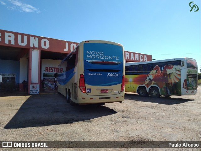 Viação Novo Horizonte 540311 na cidade de Jaciara, Mato Grosso, Brasil, por Afonso de Sousa. ID da foto: 8997611.