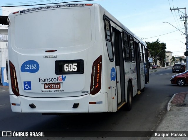 Viação Praia Sol 12163 na cidade de Vila Velha, Espírito Santo, Brasil, por Kaique Passos. ID da foto: 8998430.