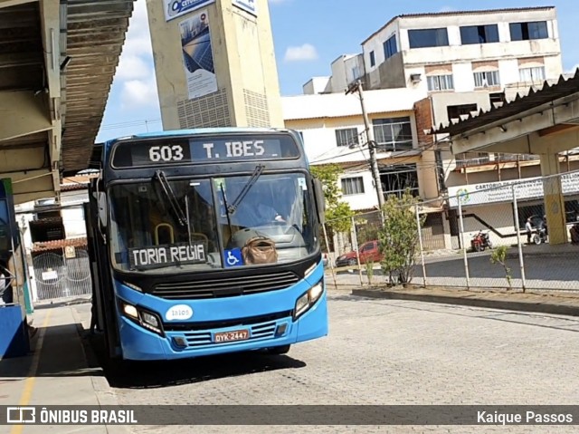 Vereda Transporte Ltda. 13105 na cidade de Vila Velha, Espírito Santo, Brasil, por Kaique Passos. Número da foto: #8998423.