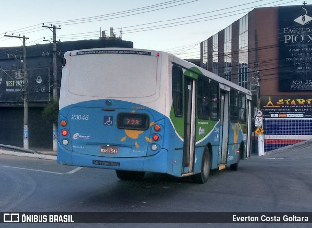 Viação Grande Vitória 23046 na cidade de Cariacica, Espírito Santo, Brasil, por Everton Costa Goltara. Número da foto: #8996643.