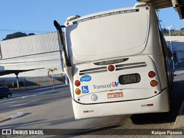 Serramar Transporte Coletivo 14237 na cidade de Cariacica, Espírito Santo, Brasil, por Kaique Passos. Número da foto: #8998365.