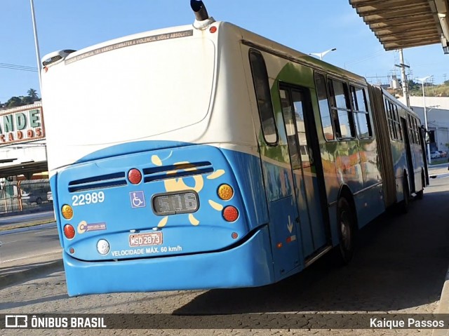 Nova Transporte 22989 na cidade de Cariacica, Espírito Santo, Brasil, por Kaique Passos. Número da foto: #8998378.