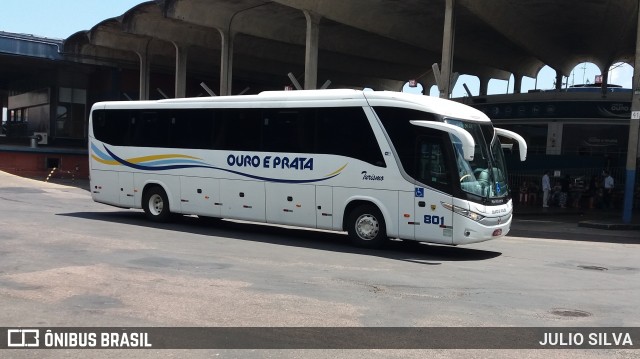 Viação Ouro e Prata 801 na cidade de Porto Alegre, Rio Grande do Sul, Brasil, por JULIO SILVA. Número da foto: #8999083.