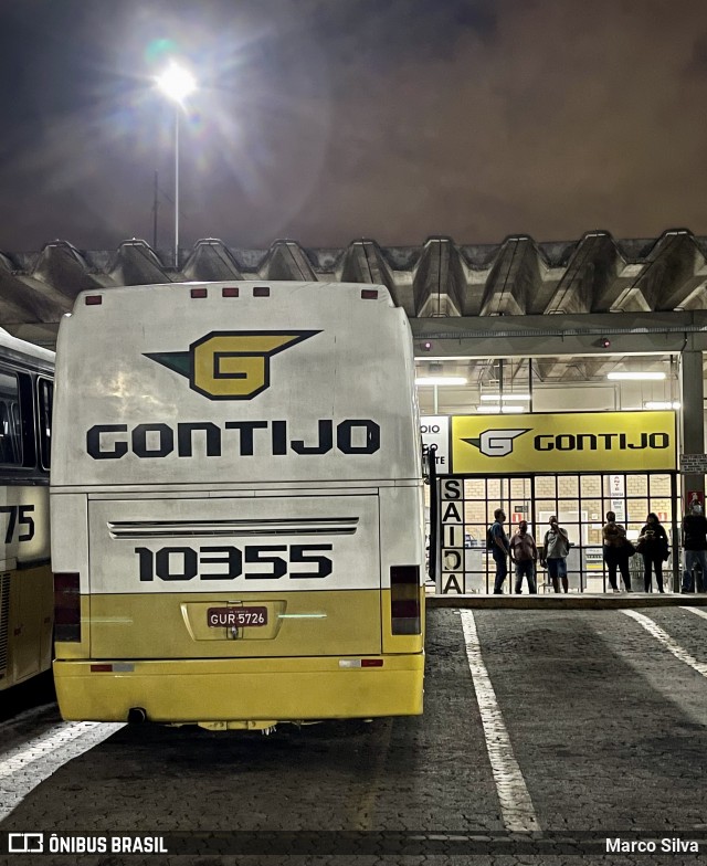 Empresa Gontijo de Transportes 10355 na cidade de Belo Horizonte, Minas Gerais, Brasil, por Marco Silva. Número da foto: #8997024.