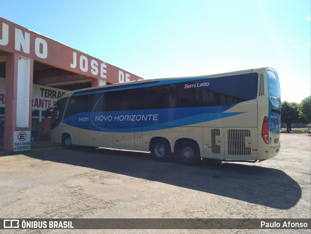 Viação Novo Horizonte 540311 na cidade de Jaciara, Mato Grosso, Brasil, por Afonso de Sousa. ID da foto: 8997625.